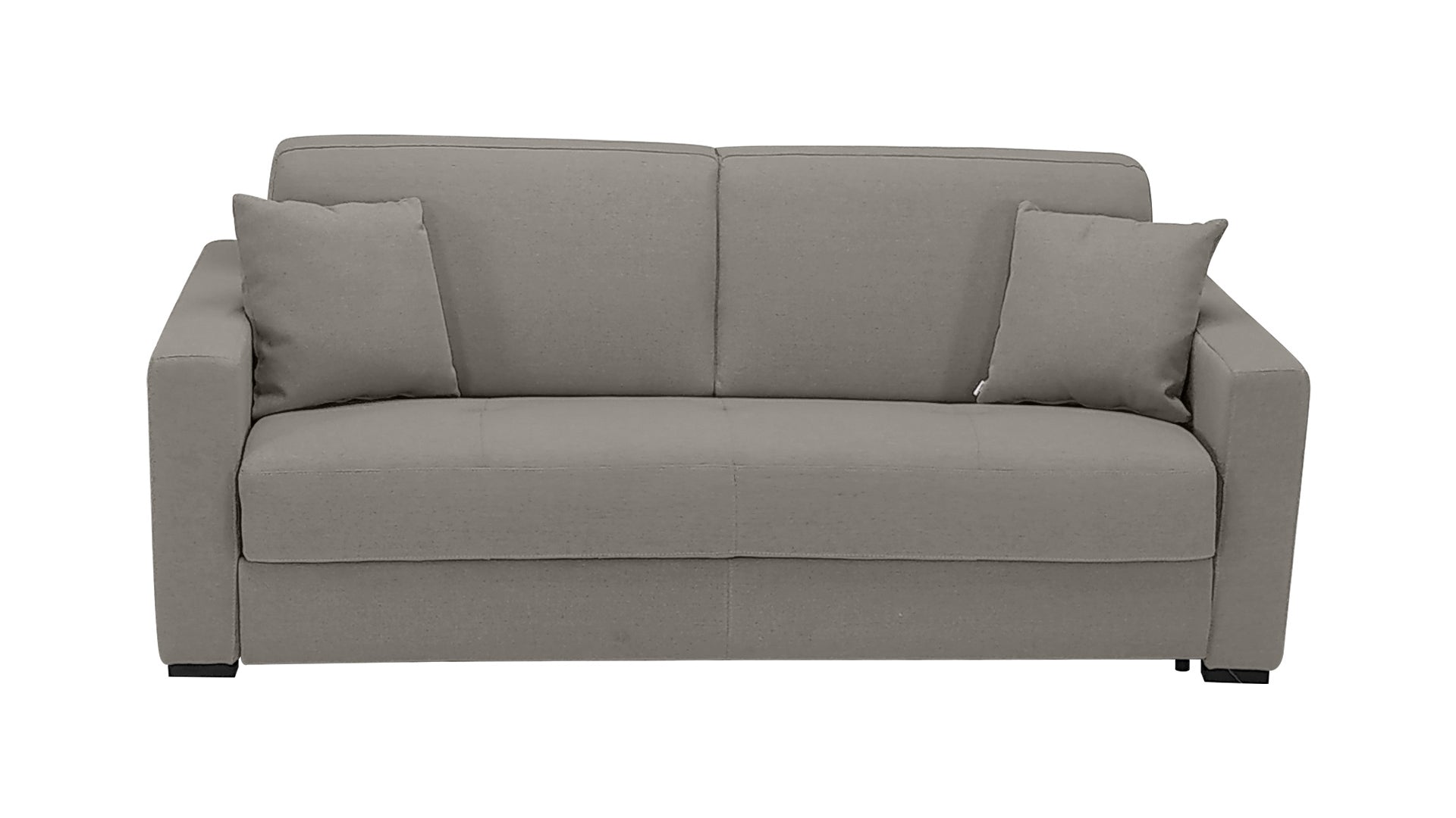 MARY • 80” Queen Size Sofa Bed • Top Grain Leather Memory Foam