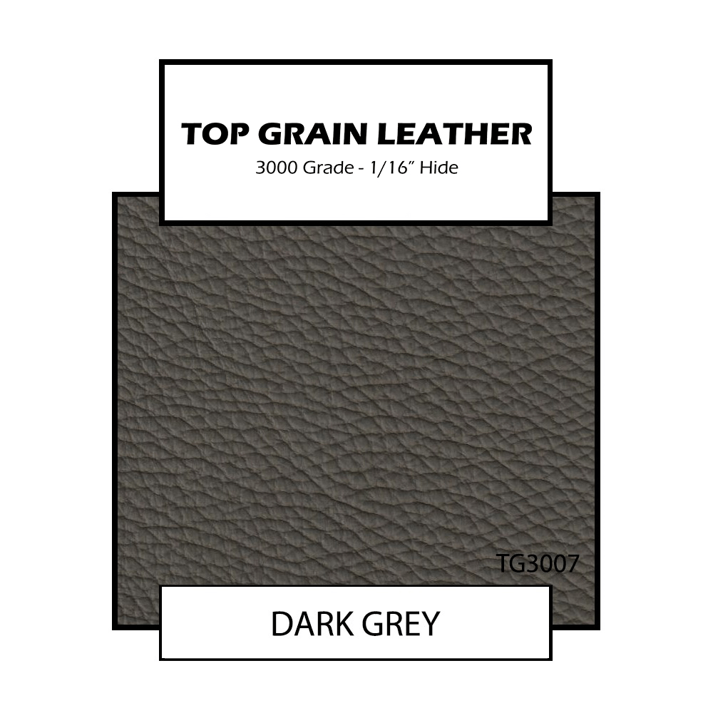 Top Grain Leather Dark Grey