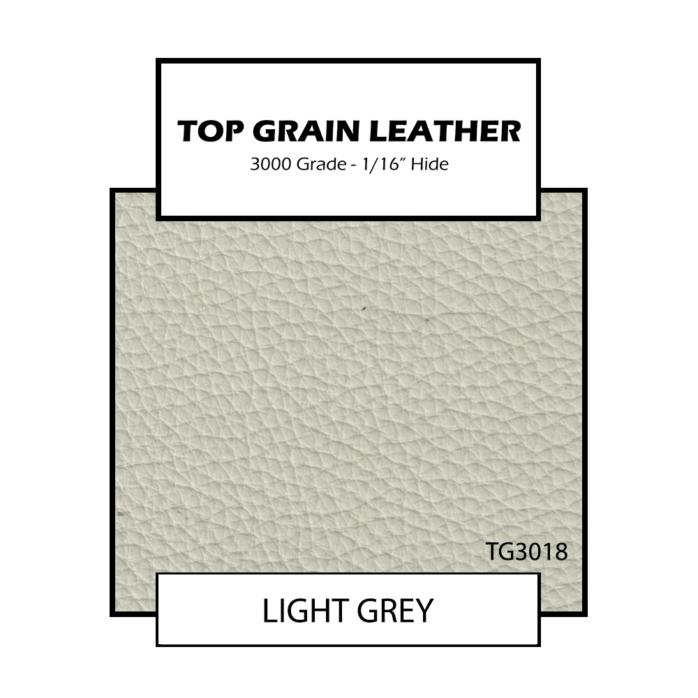 Light grey leather