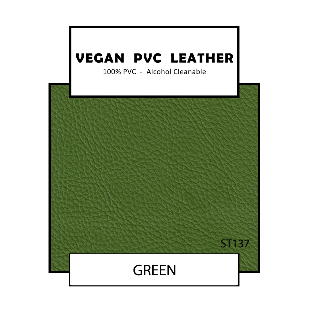 Vegan PVC Leather Green
