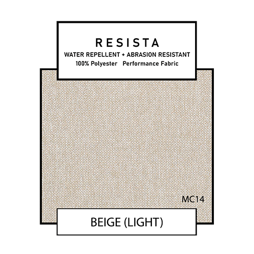 Resista Beige Light Performance Fabric