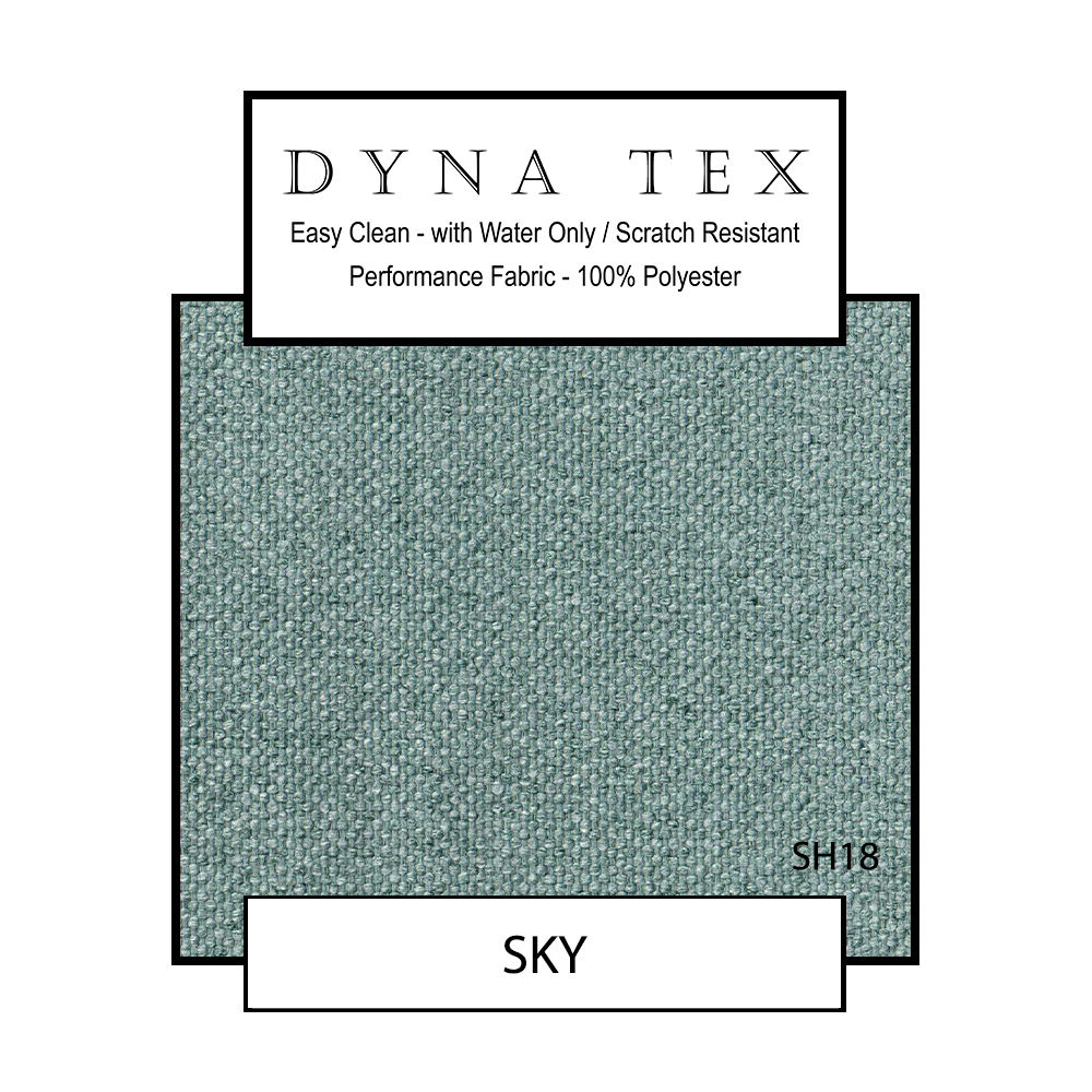 Dyna Tex Easy Clean Fabric - Sky