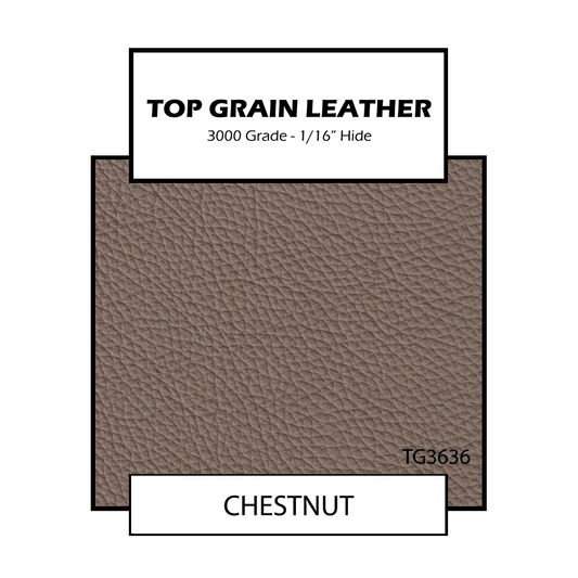 Top Grain Leather - Chestnut