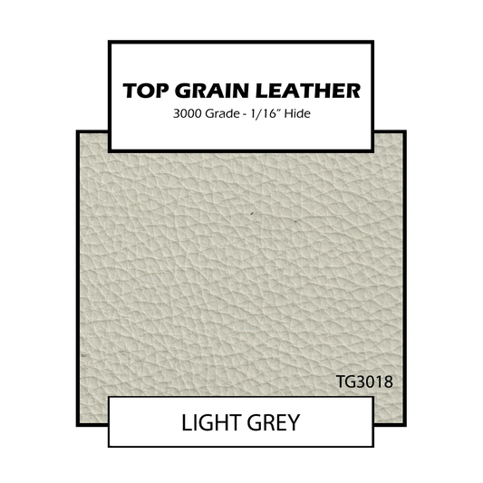 Top Grain Leather - Light Grey